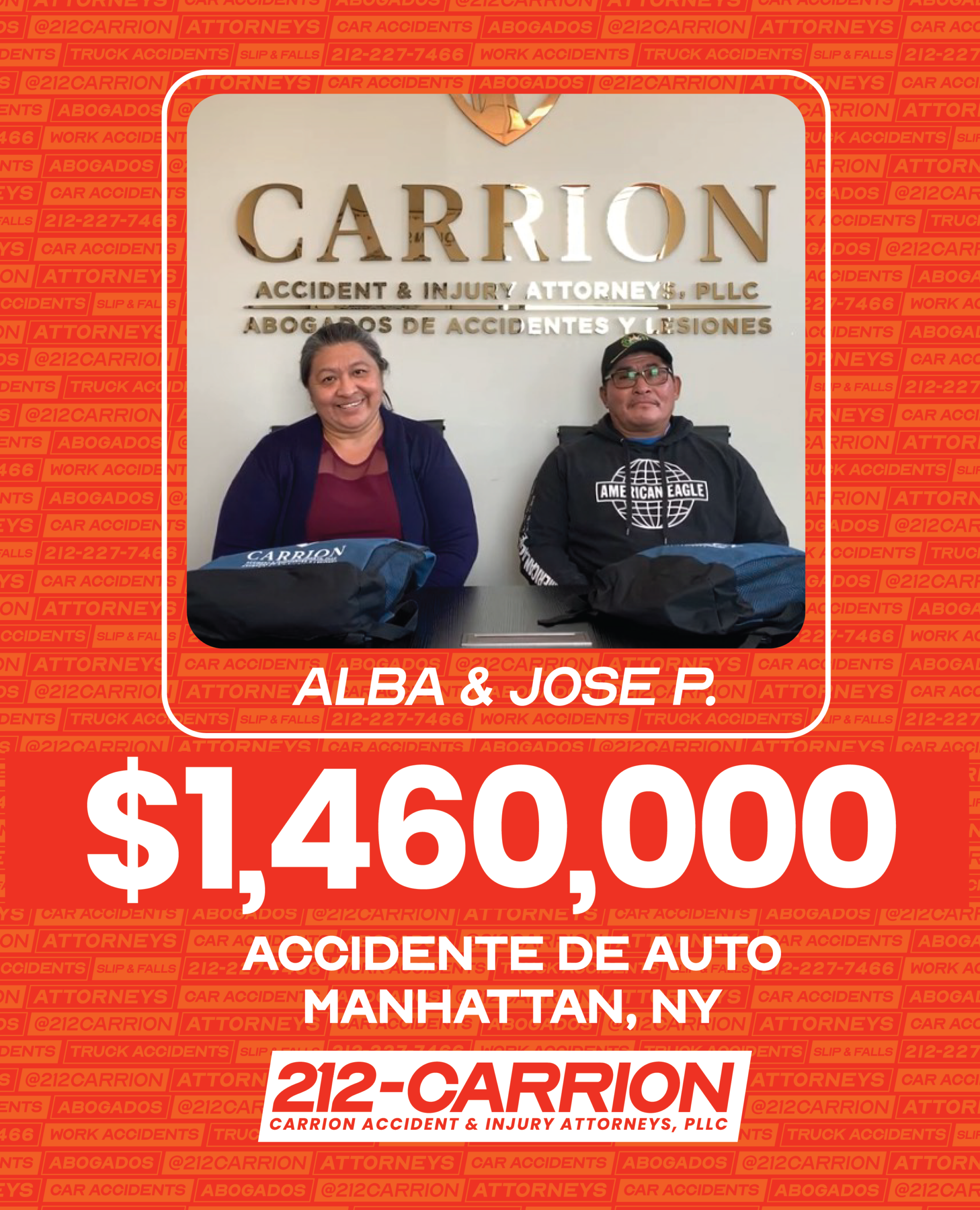 $1,460,000 Accidente de Auto Manhattan, NY