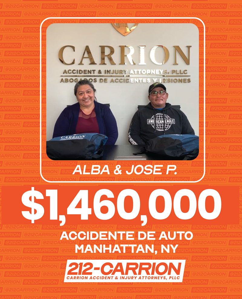 $1,460,000 Accidente de Auto Manhattan, NY