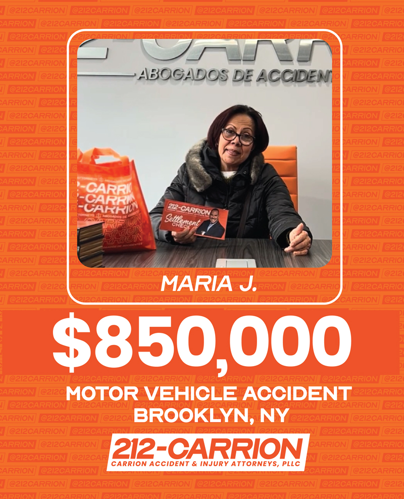 $850,000 Motor Vehicle Accident in Brooklyn, NY