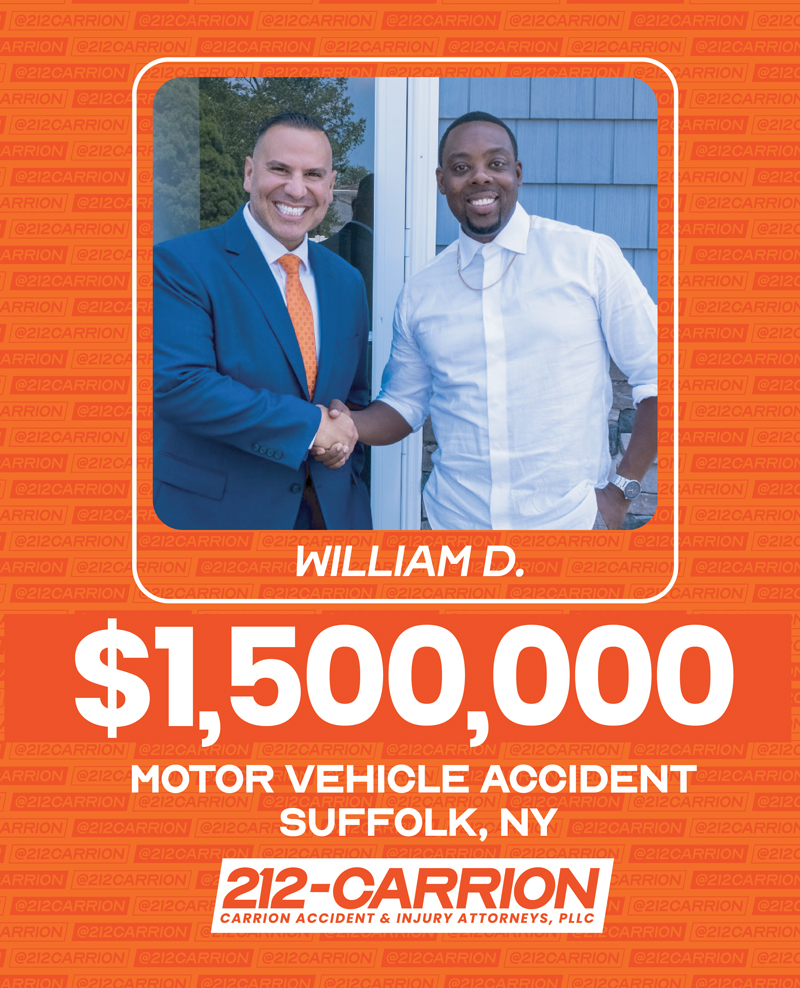 $1,500,000 Motor Vehicle Accident Suffolk, NY
