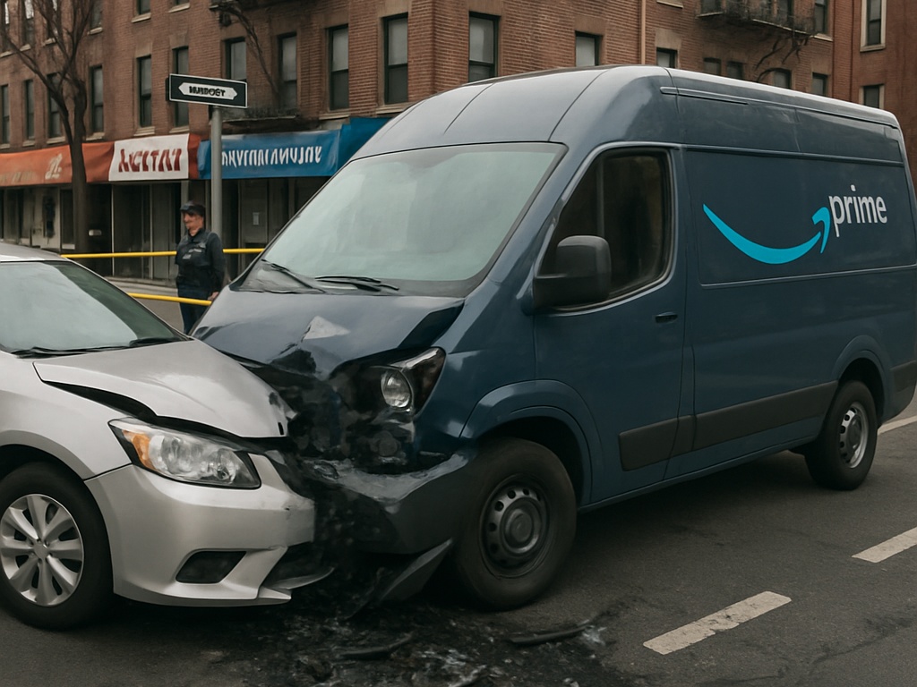 Amazon delivery accident lawyer Queens